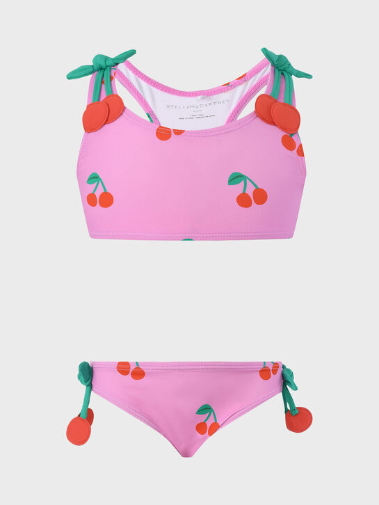 Купальник раздельный с принтом вишни, розовый Stella McCartney , арт.  | Фото 1