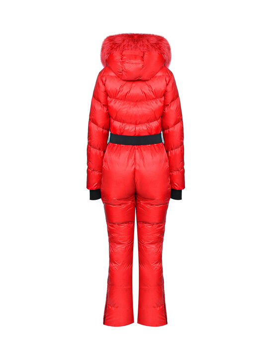 Комбинезон с меховой опушкой на капюшоне, красный Freedomday , арт.  | Фото 7
