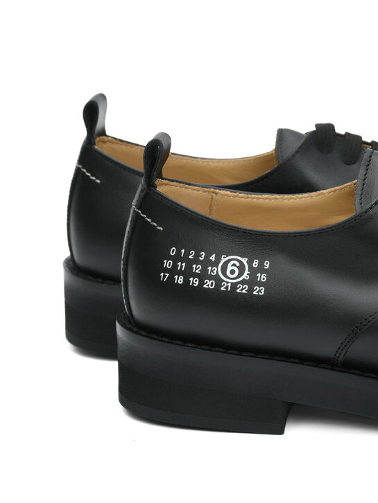 Ботинки с логотипом, черные MM6 , арт.  | Фото 3