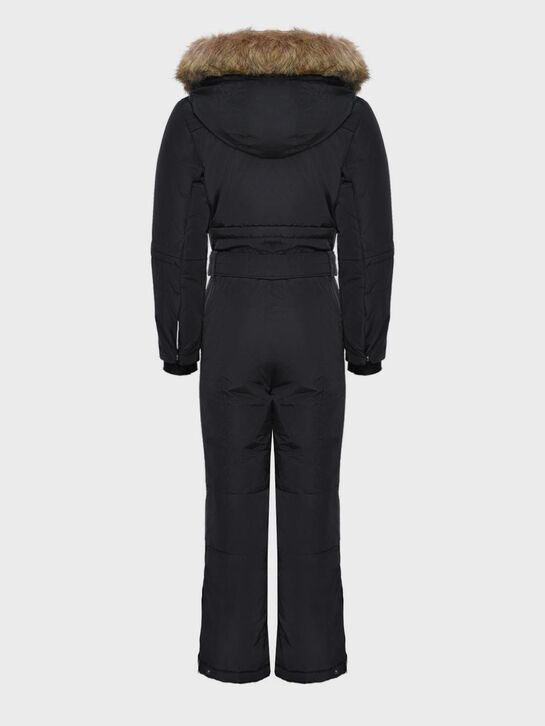 Комбинезон с эко-мехом, черный Poivre Blanc , арт.  | Фото 2