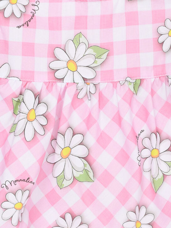 Комплект из платья и шорт в клетку Monnalisa , арт.  | Фото 6