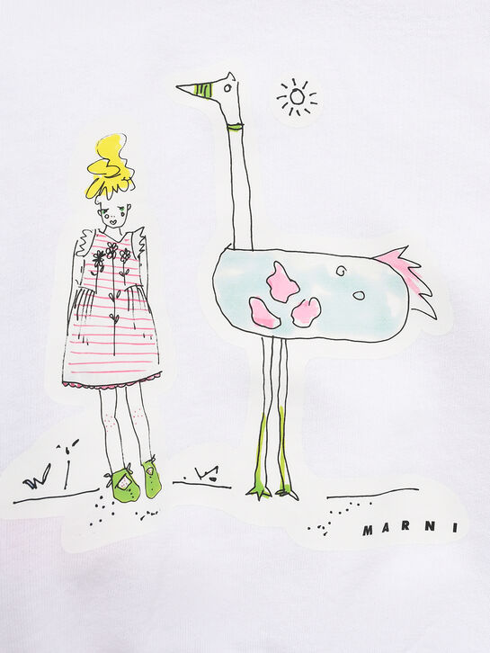 Свитшот с рисованным принтом MARNI , арт.  | Фото 3