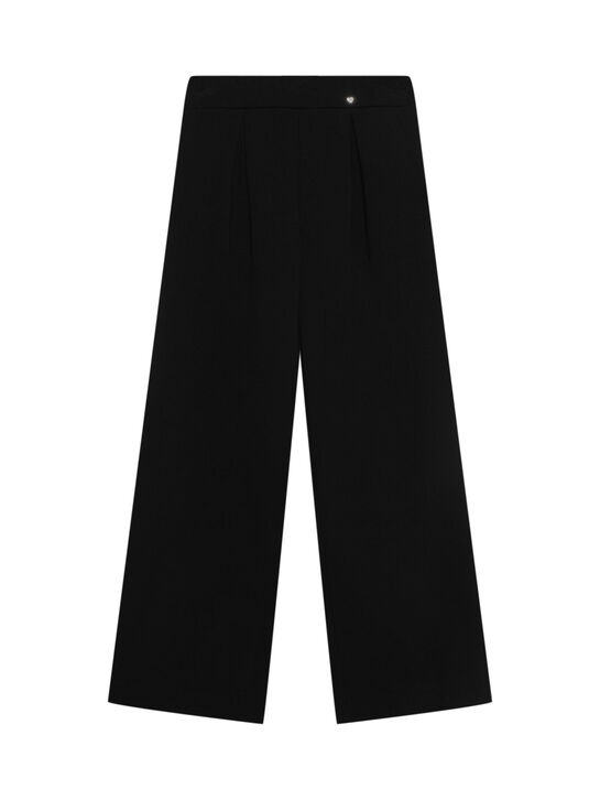 Брюки на резинке, черные Monnalisa , арт.  | Фото 1