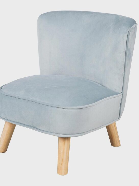 Детское велюровое кресло Lil Sofa, голубой Roba , арт.  | Фото 1