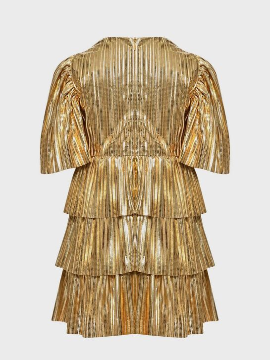 Плиссированное платье с бантом Eirene , арт.  | Фото 3