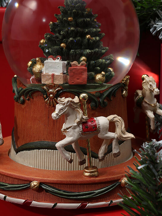 Фигурка в стеклянном шаре &quot;Карусель&quot; (движение, музыка, подсветка) TIANQIN ARTS AND CRAFTS , арт.  | Фото 8