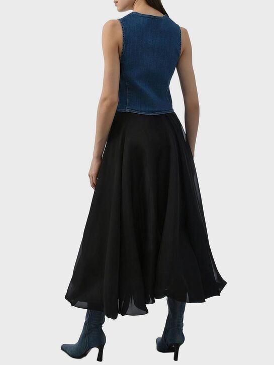 Джинсовый жилет, синий ALINE , арт.  | Фото 6