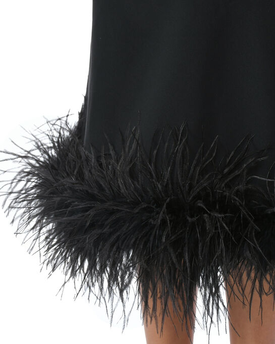 Платье-комбинация с декором из перьев ALINE , арт.  | Фото 7