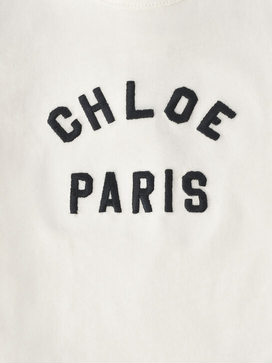 Футболка с лого, белая Chloe , арт.  | Фото 3