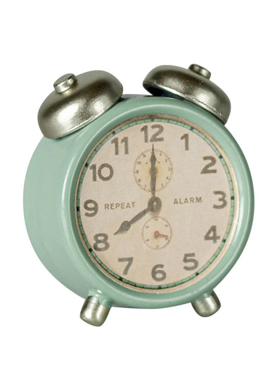 Игрушечный будильник для мышки, мятный Maileg , арт.  | Фото 2