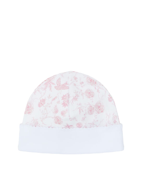 Шапка с цветочным принтом и вышивкой Lyda Baby , арт.  | Фото 2