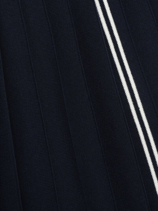 Юбка в складку с контрастной полоской KengLabel , арт.  | Фото 3