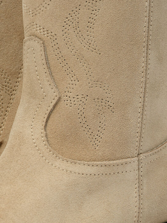 Сапоги с вышивкой, бежевые Gallucci , арт.  | Фото 7