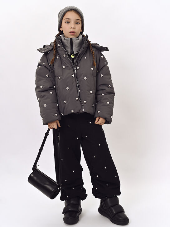 Куртка-трансформер, серая MSGM , арт.  | Фото 2