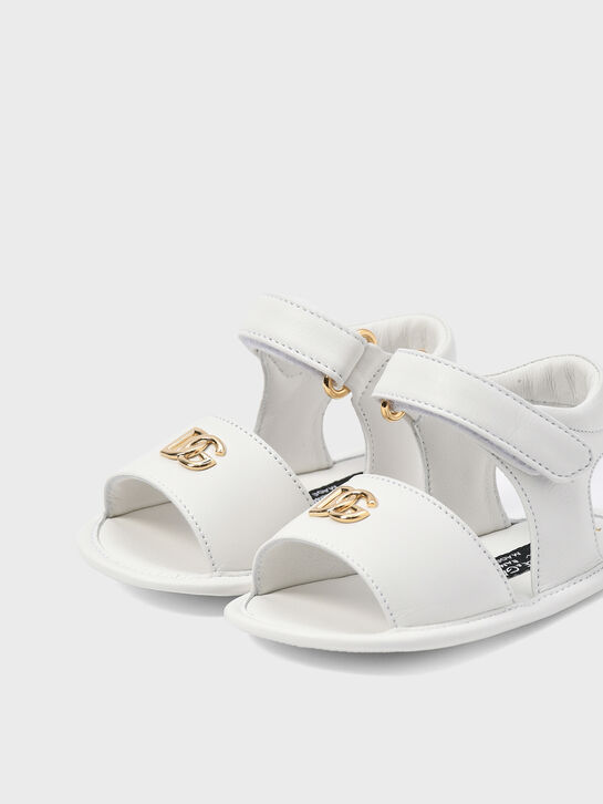 Пинетки с лого, белые Dolce&Gabbana , арт.  | Фото 6