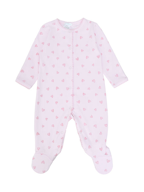 Комбинезон с принтом &quot;сердца&quot;, розовый Lyda Baby , арт.  | Фото 1