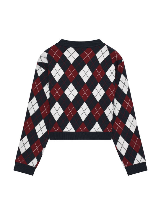 Кардиган с принтом &quot;ромбы&quot; Patrizia Pepe , арт.  | Фото 2