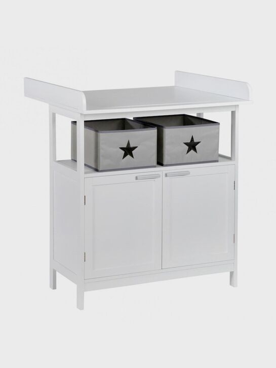 Пеленальный комод с шкафчиком Hamburg, белый Roba , арт.  | Фото 1