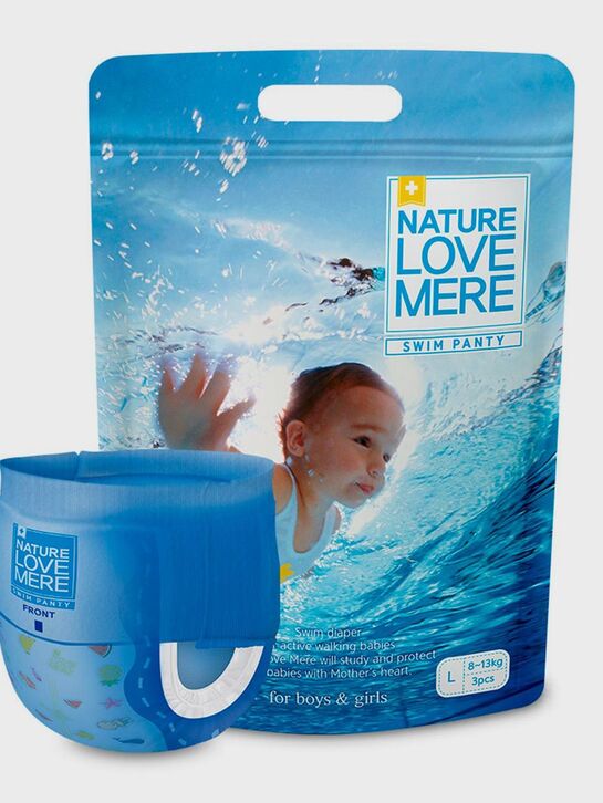 Подгузники-трусики для плавания L, 8-13 кг, 3 шт NATURE LOVE MERE , арт.  | Фото 3