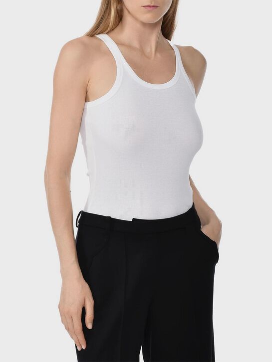 Топ-майка с маленькой подковкой сзади, белый Dorothee Schumacher , арт.  | Фото 7
