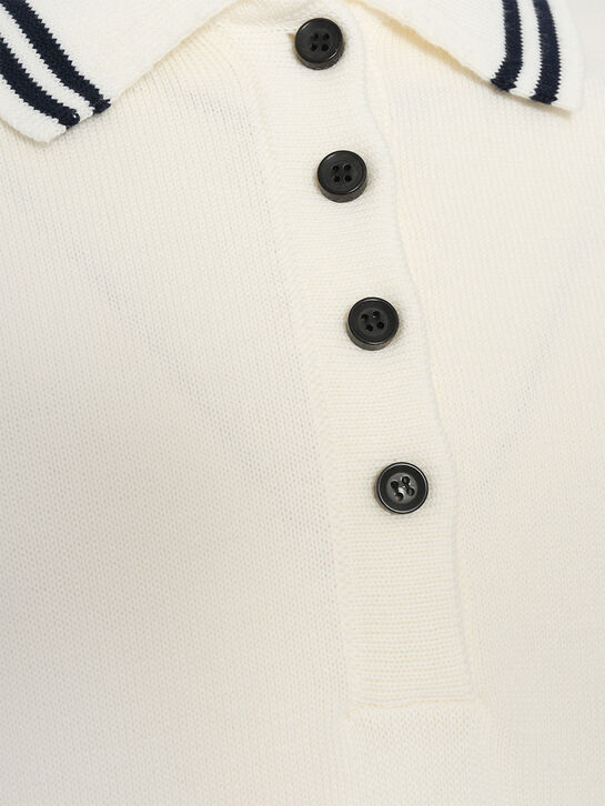 Платье-поло, белое KengLabel , арт.  | Фото 7