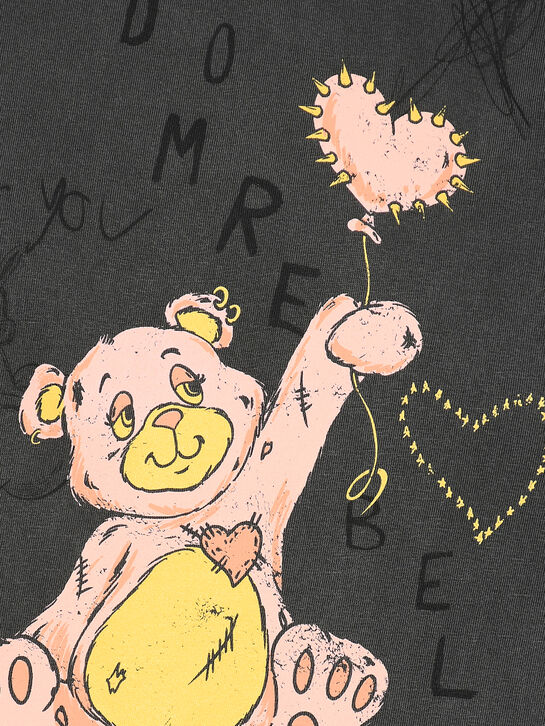 Футболка с принтом &quot;розовый медвежонок&quot; Domrebel , арт.  | Фото 3