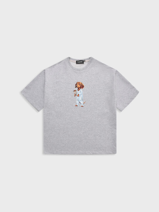 Футболка с принтом Таксы Flashin , арт.  | Фото 1