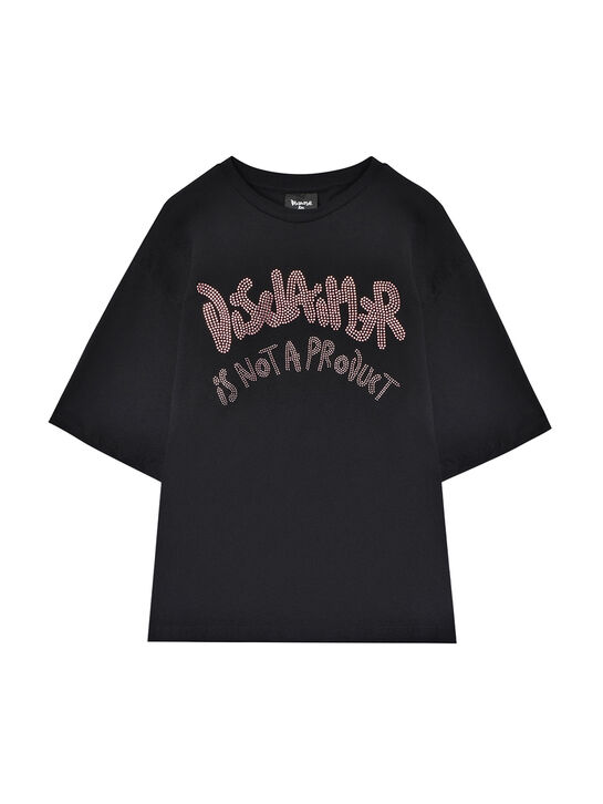 Футболка с лого, черная Disclaimer , арт.  | Фото 1