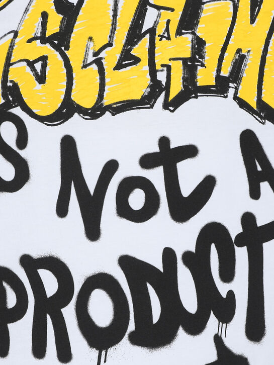 Футболка с граффити принтом на спине Disclaimer , арт.  | Фото 3