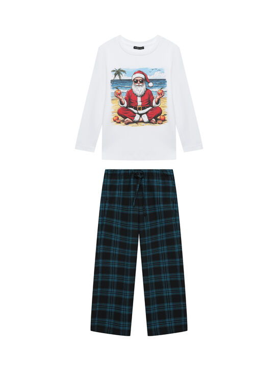 Пижама с принтом &quot;Дед Мороз на пляже&quot; Dan Maralex , арт.  | Фото 1