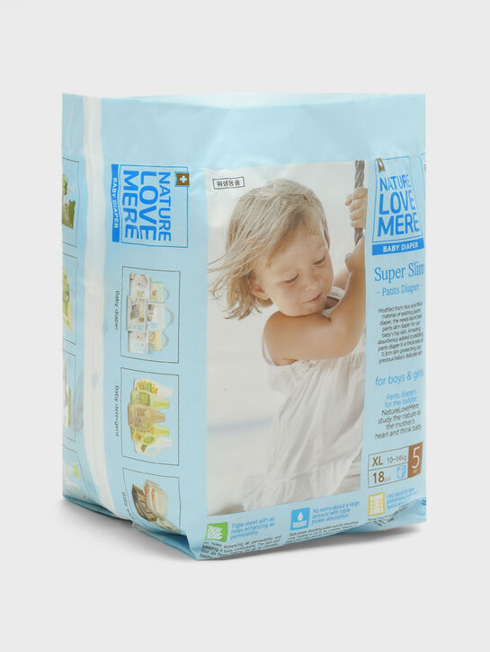  Подгузники-трусики супертонкие Super Slim XL 10-14 кг, 18 шт NATURE LOVE MERE , арт.  | Фото 2