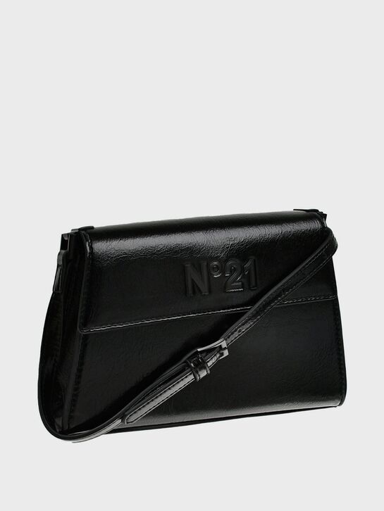 Сумка ассиметричная с логотипом в тон, черная N21 , арт.  | Фото 3