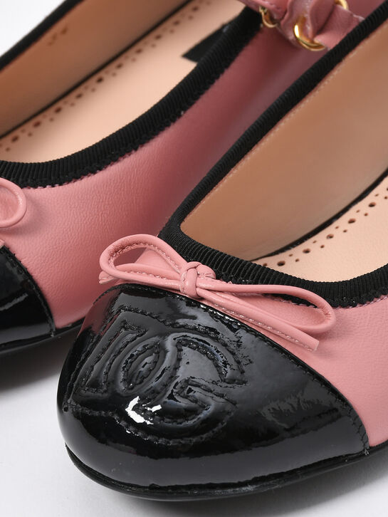 Туфли с бантиком и лого, розовые Dolce&Gabbana , арт.  | Фото 7