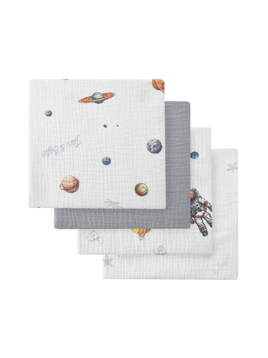 Пеленки-мини из муслина 60x60см, 4 шт Jan&Sofie , арт.  | Фото 1