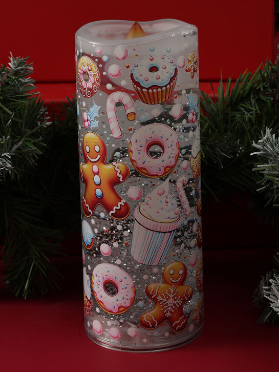 Светодиодная свеча водяная 8×8×20,5 см Timstor , арт.  | Фото 4