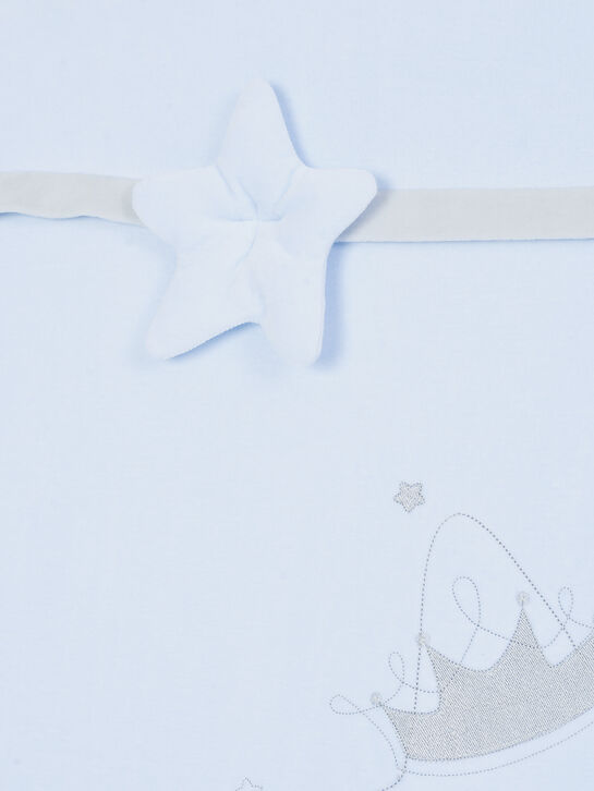 Голубое одеяло со звездой Jan&Sofie , арт.  | Фото 3