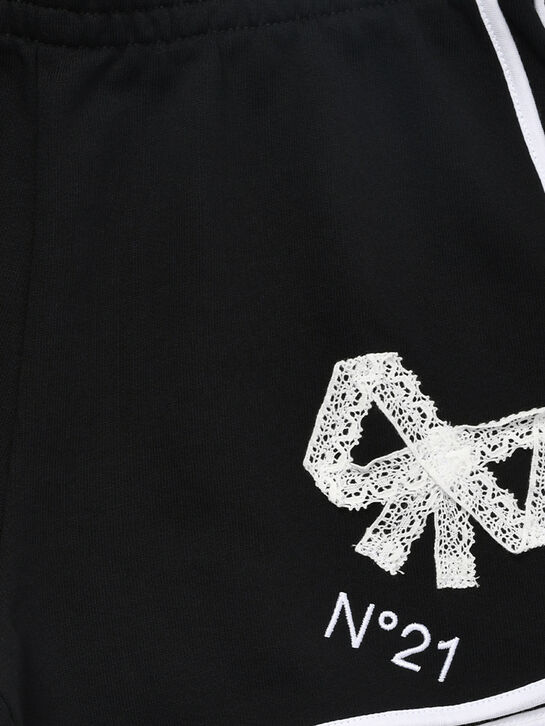 Шорты с логотипом, черные N21 , арт.  | Фото 3