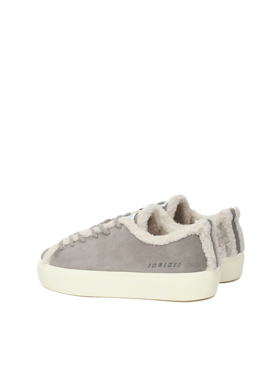 Кеды с меховой отделкой, серые INUIKII , арт.  | Фото 3
