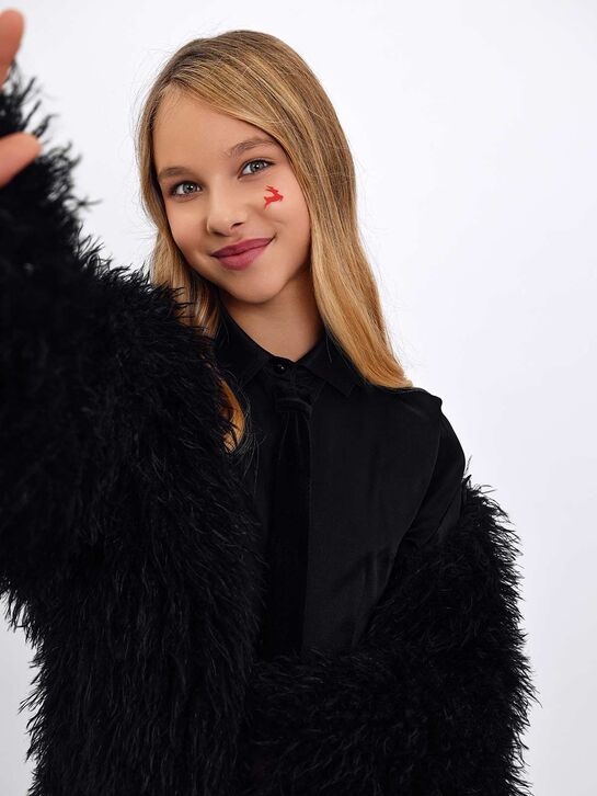 Галстук бархатный, черный PRAIRIE Saint Petersburg , арт.  | Фото 2