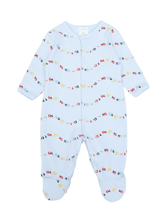 Комбинезон с принтом &quot;тракторы&quot; Lyda Baby , арт.  | Фото 1