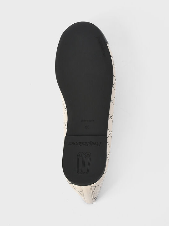 Балетки стеганые с черной отделкой Pretty Ballerinas , арт.  | Фото 5