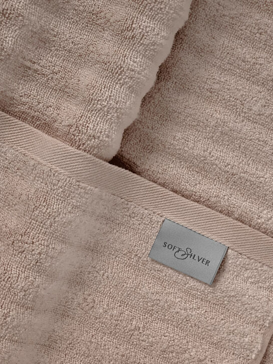 Полотенце махровое для тела 100х150 см, Wave Tactile Soft Silver , арт.  | Фото 4