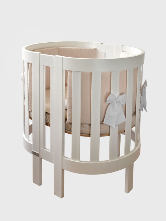 Кровать-трансформер Lunetta Ovale, белый ITALBABY , арт.  | Фото 1