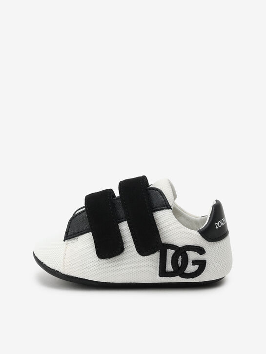 Пинетки-кеды черно-белые с лого Dolce&Gabbana , арт.  | Фото 1
