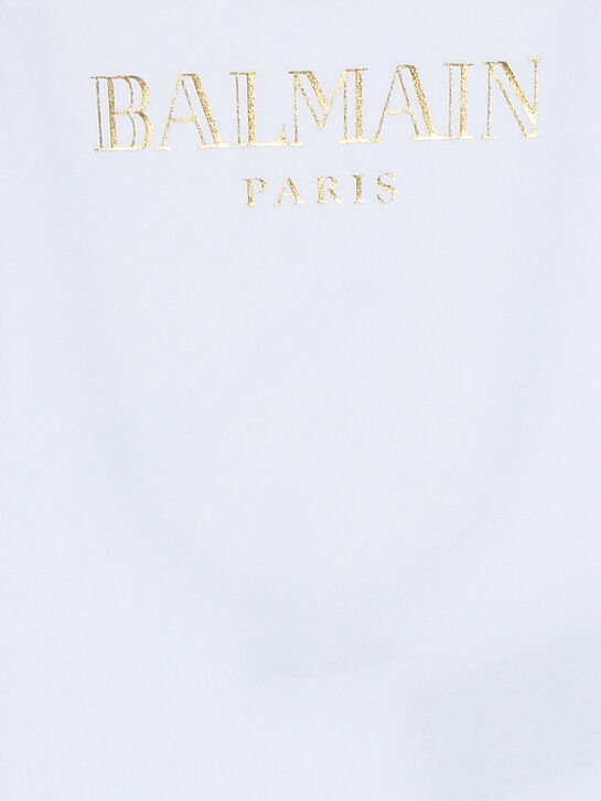 Купальник с золотым лого, белый Balmain , арт.  | Фото 3