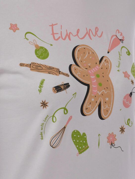 Пижама с принтом &quot;имбирный пряник&quot; Eirene , арт.  | Фото 10