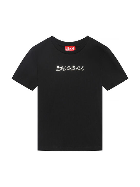 Футболка с белым лого, черная Diesel , арт.  | Фото 1
