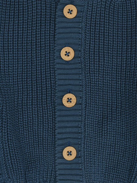 Кардиган с застежкой на пуговицы, синий Sanetta , арт.  | Фото 3