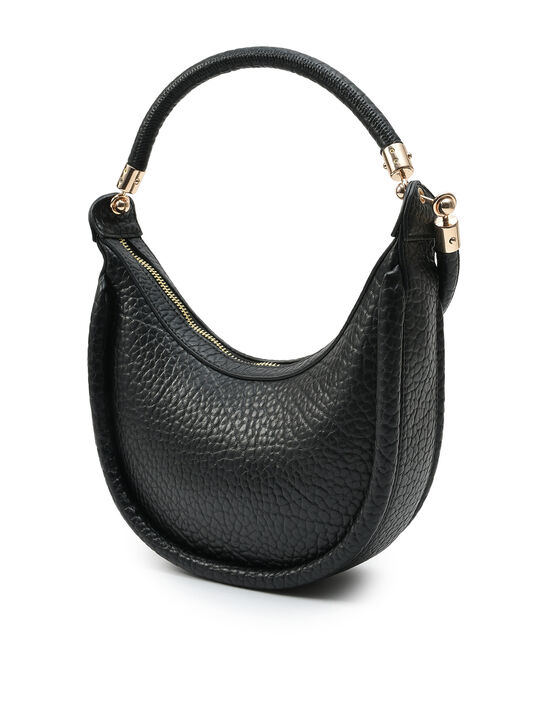 Сумка-хобо из эко-кожи, черная MSGM , арт.  | Фото 2