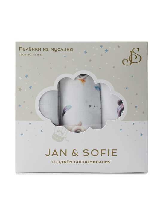 Комплект пелёнок, 2 шт, 120x120 см Jan&Sofie , арт.  | Фото 12